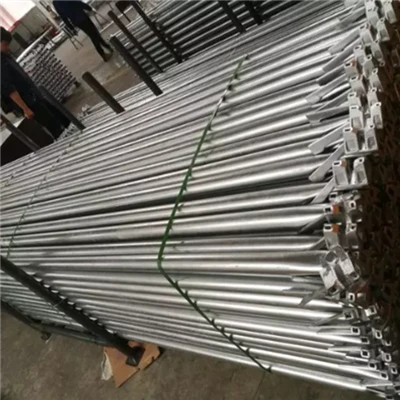 Galvanize Steel estriktirèl Diagonal Bracing